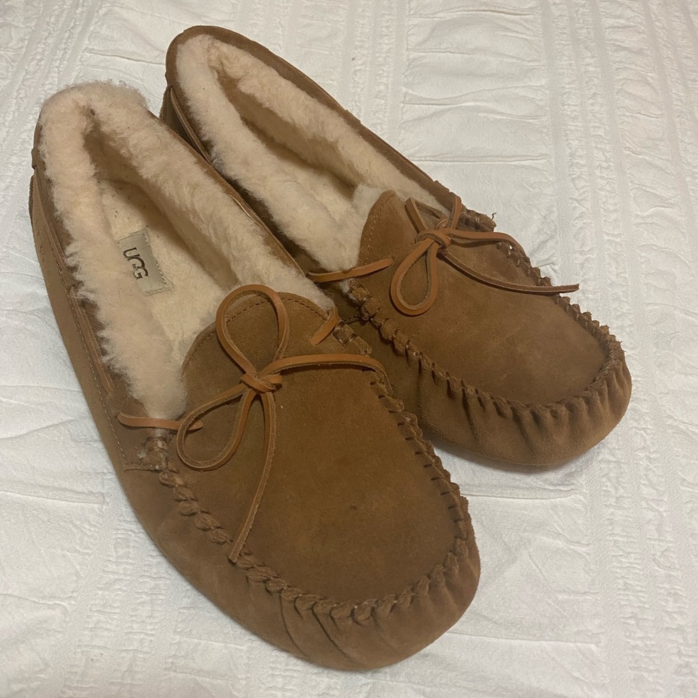 UGG chestnut moccasins men’s size 12